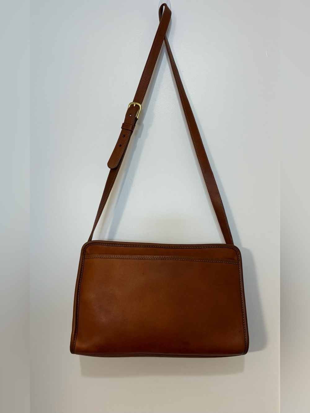 Vintage Coach Swagger Bag (#9820) Made in NYC w/ Rare “Irregular” Creed Stamp - Picture 8 of 16